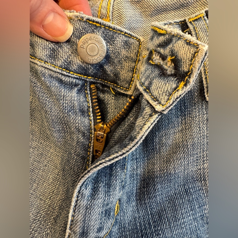Paper denim & cloth jeans 28 boho retro vintage flare - Picture 9 of 16